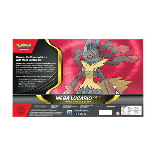 POKEMON TCG MEGA LUCARIO EX FIGURE COLLECTION
