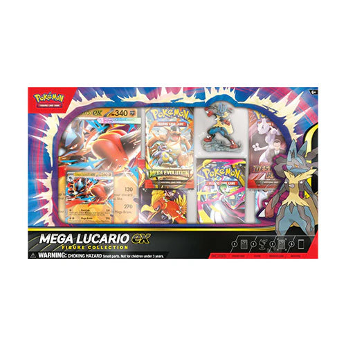 POKEMON TCG MEGA LUCARIO EX FIGURE COLLECTION