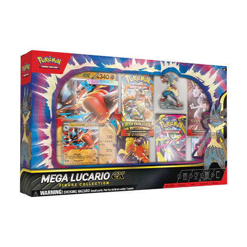 POKEMON TCG MEGA LUCARIO EX FIGURE COLLECTION